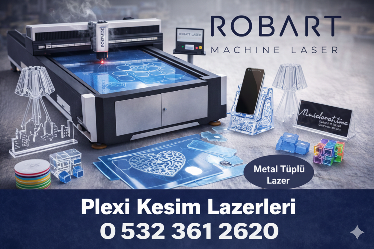 CO2 pleksi ve akrilik kesim lazer makinesi