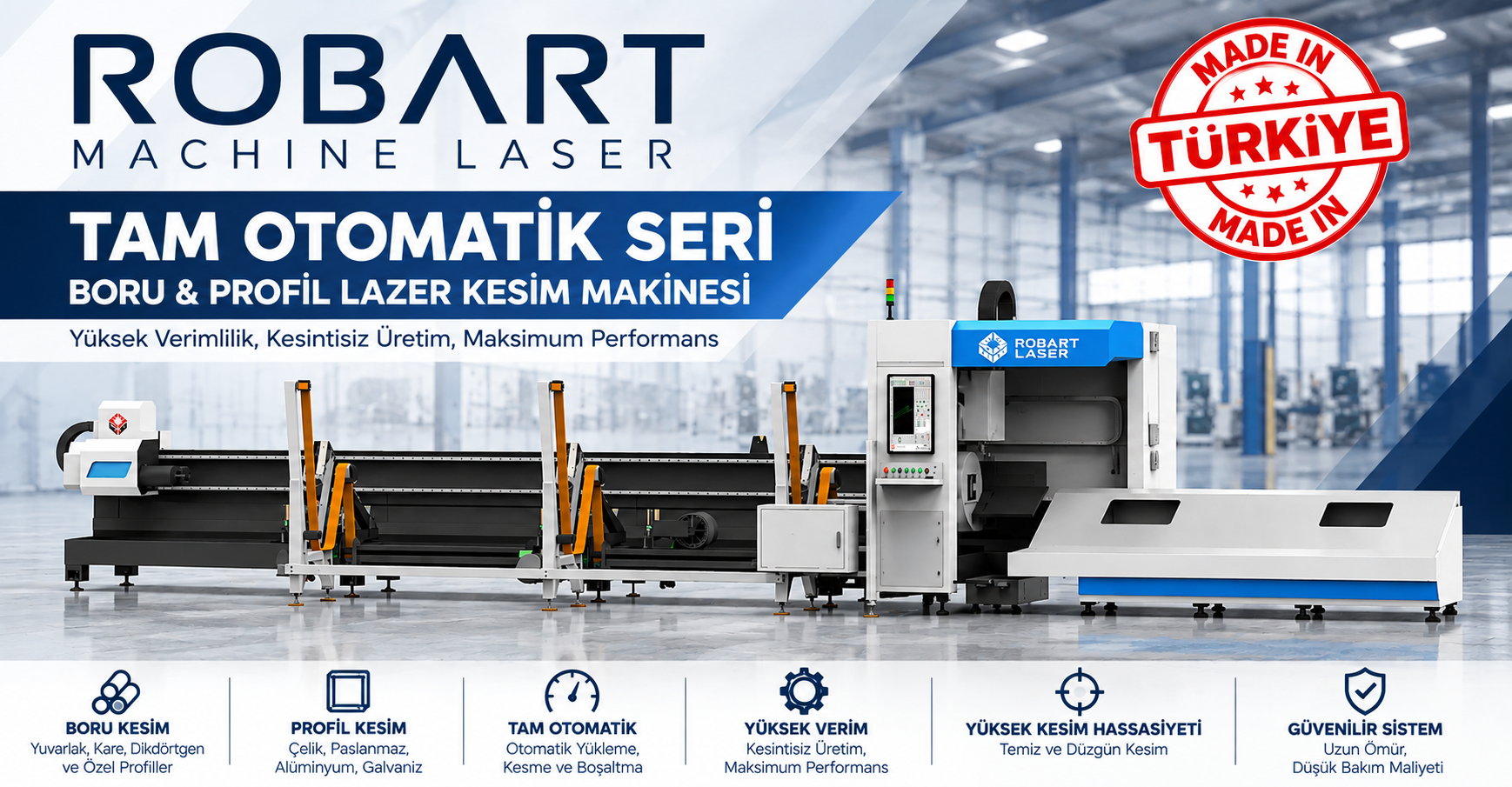 Boru ve Profil Kesim Lazeri